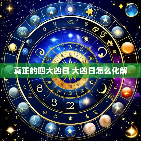 真正的四大凶日 大凶日怎么化解