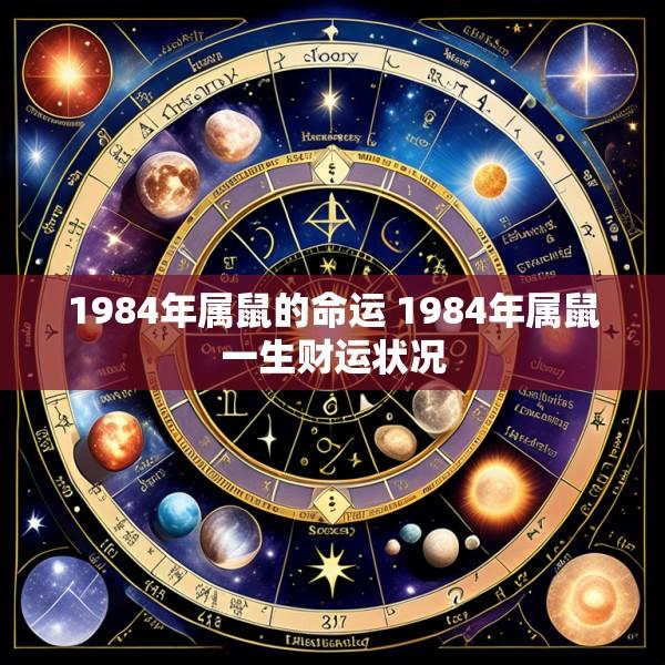 1984年属鼠的命运 1984年属鼠一生财运状况