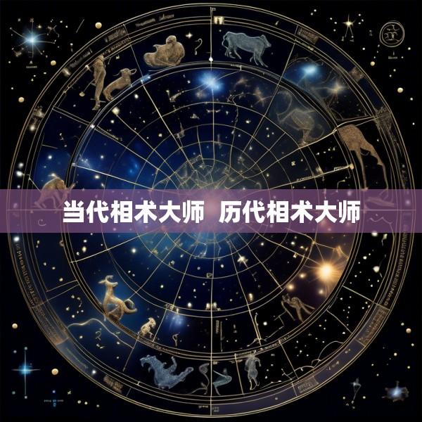 当代相术大师  历代相术大师