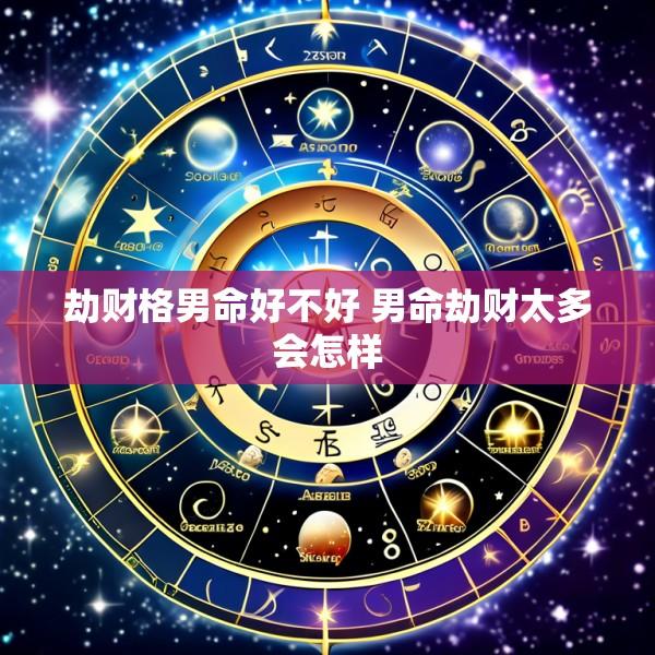 劫财格男命好不好 男命劫财太多会怎样