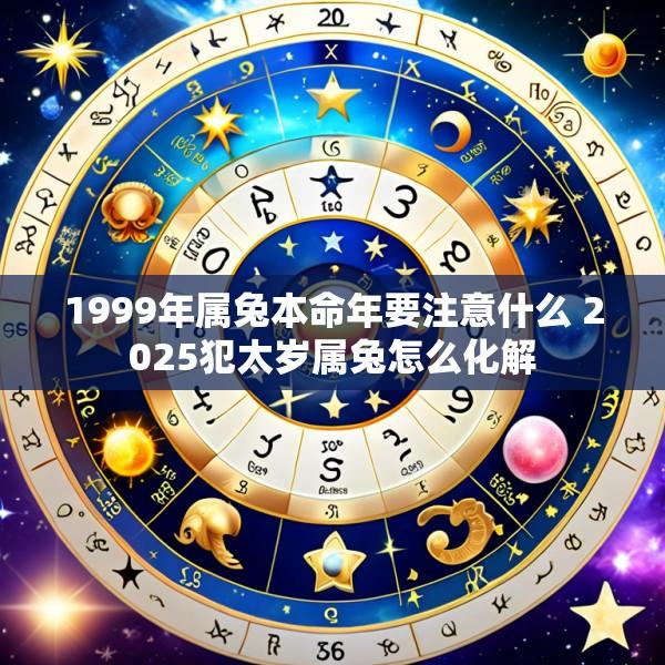 1999年属兔本命年要注意什么 2025犯太岁属兔怎么化解