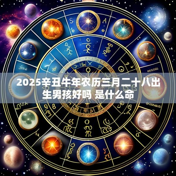 2025辛丑牛年农历三月二十八出生男孩好吗 是什么命