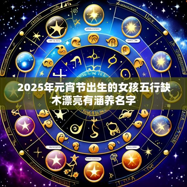 2025年元宵节出生的女孩五行缺木漂亮有涵养名字
