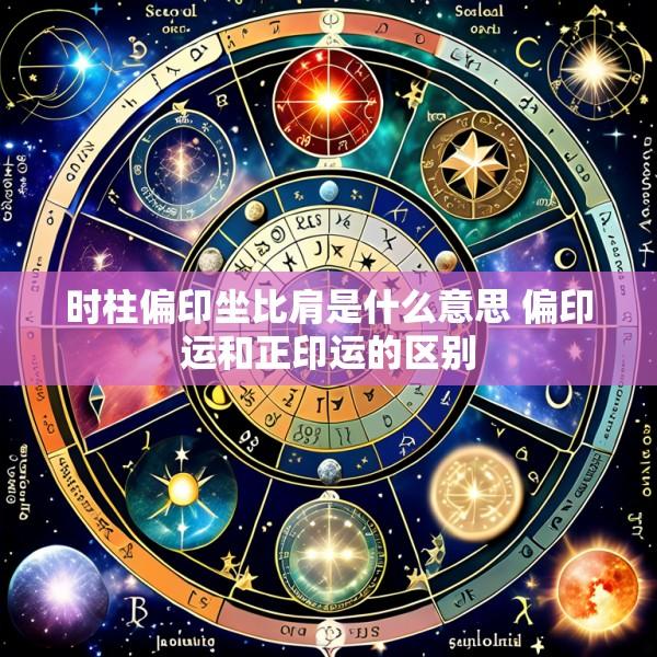 时柱偏印坐比肩是什么意思 偏印运和正印运的区别