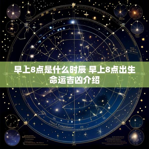 早上8点是什么时辰 早上8点出生命运吉凶介绍