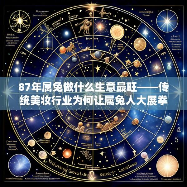 87年属兔做什么生意最旺——传统美妆行业为何让属兔人大展拳脚