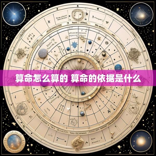 算命怎么算的 算命的依据是什么
