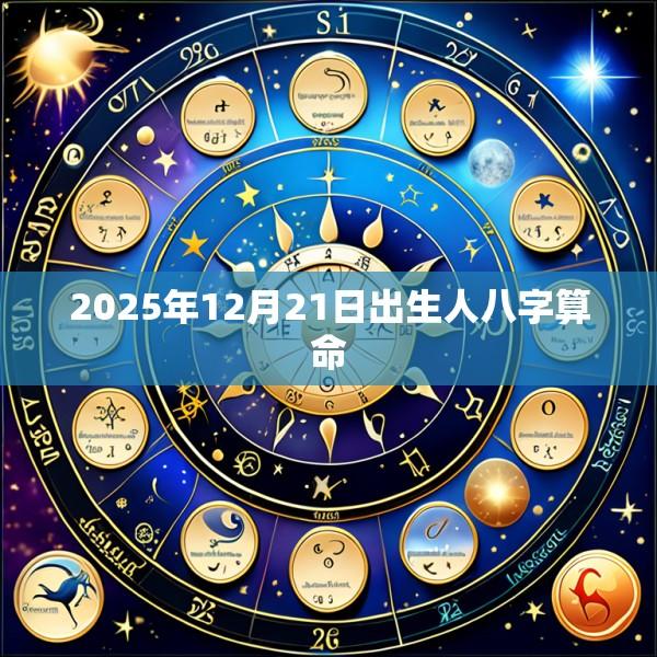 2025年12月21日出生人八字算命