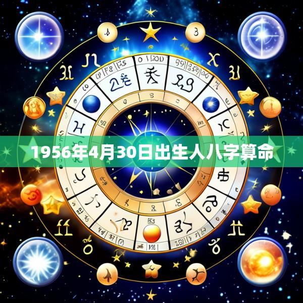 1956年4月30日出生人八字算命