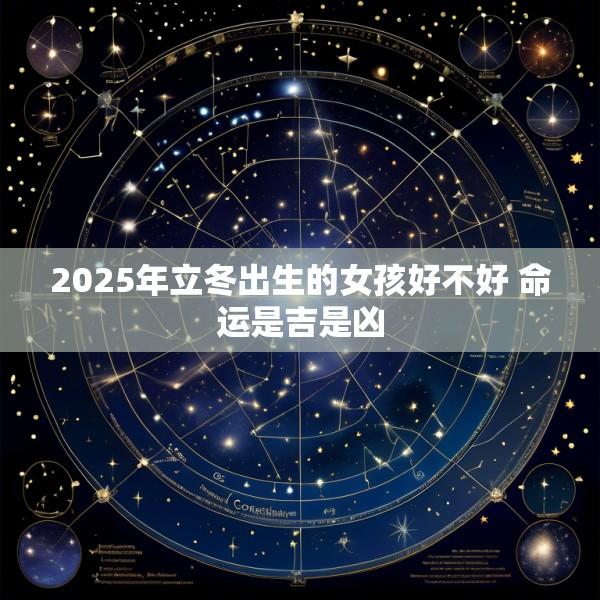 2025年立冬出生的女孩好不好 命运是吉是凶