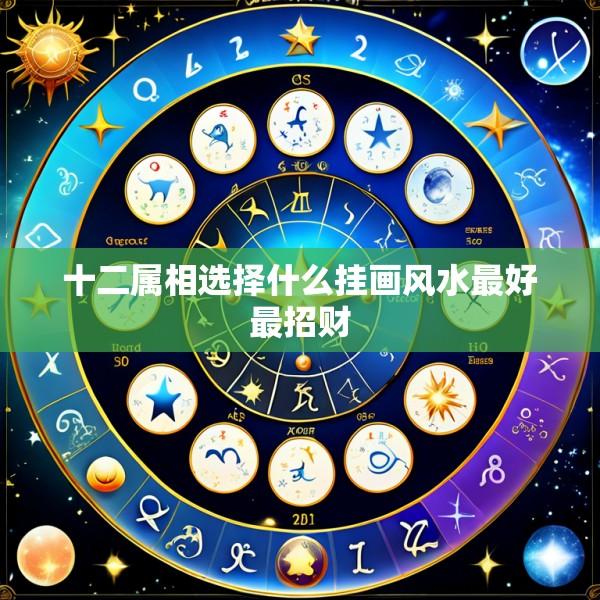 十二属相选择什么挂画风水最好最招财