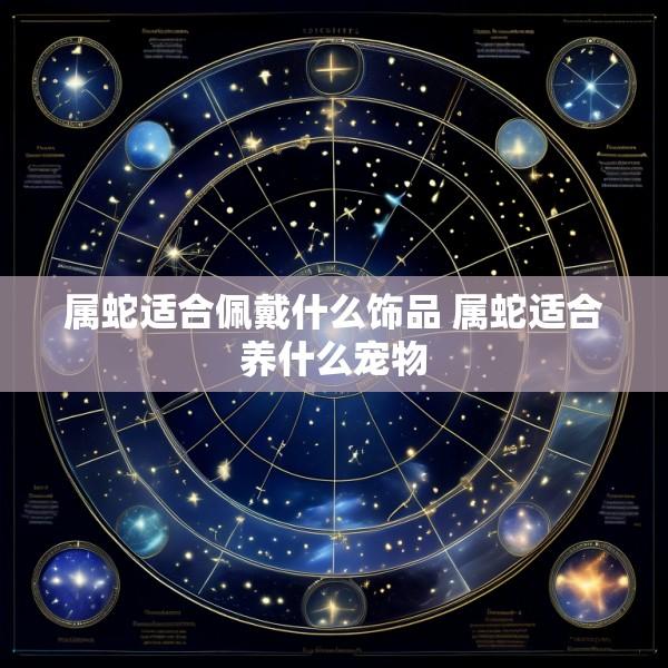 属蛇适合佩戴什么饰品 属蛇适合养什么宠物