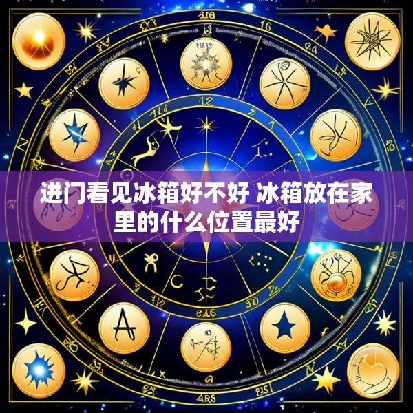 进门看见冰箱好不好 冰箱放在家里的什么位置最好
