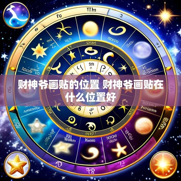财神爷画贴的位置 财神爷画贴在什么位置好