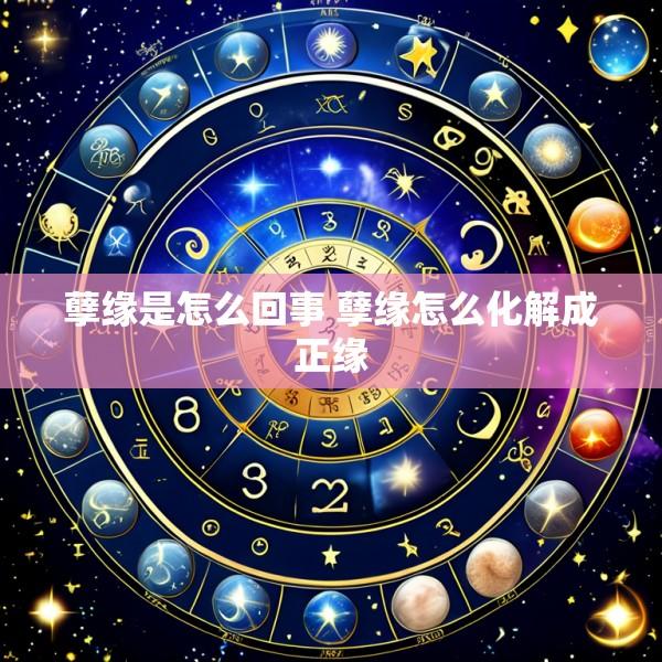 孽缘是怎么回事 孽缘怎么化解成正缘