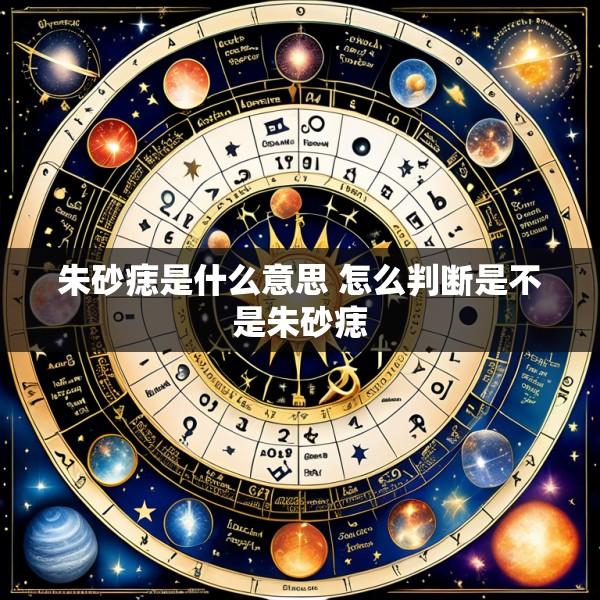 朱砂痣是什么意思 怎么判断是不是朱砂痣