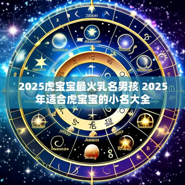 2025虎宝宝最火乳名男孩 2025年适合虎宝宝的小名大全