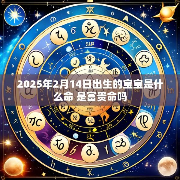 2025年2月14日出生的宝宝是什么命 是富贵命吗
