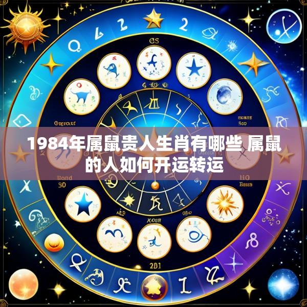 1984年属鼠贵人生肖有哪些 属鼠的人如何开运转运