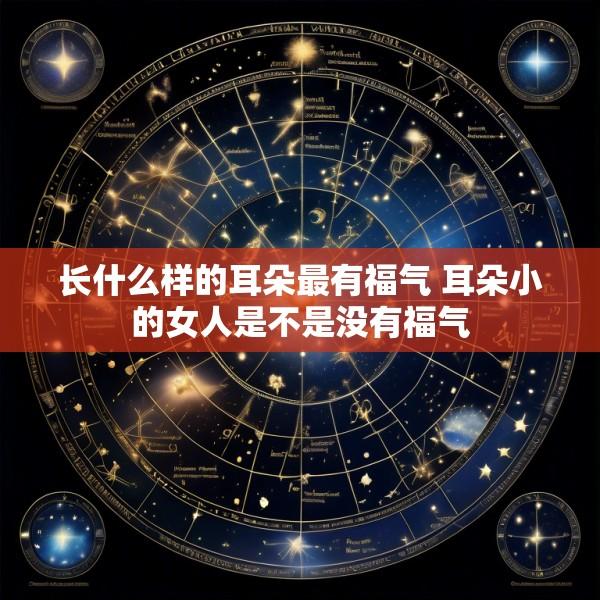 长什么样的耳朵最有福气 耳朵小的女人是不是没有福气