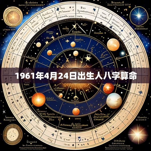 1961年4月24日出生人八字算命