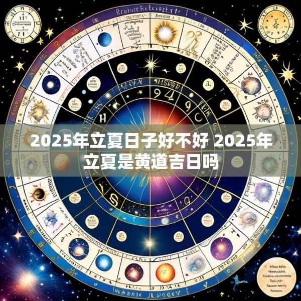 2025年立夏日子好不好 2025年立夏是黄道吉日吗