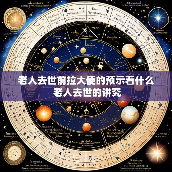 老人去世前拉大便的预示着什么 老人去世的讲究