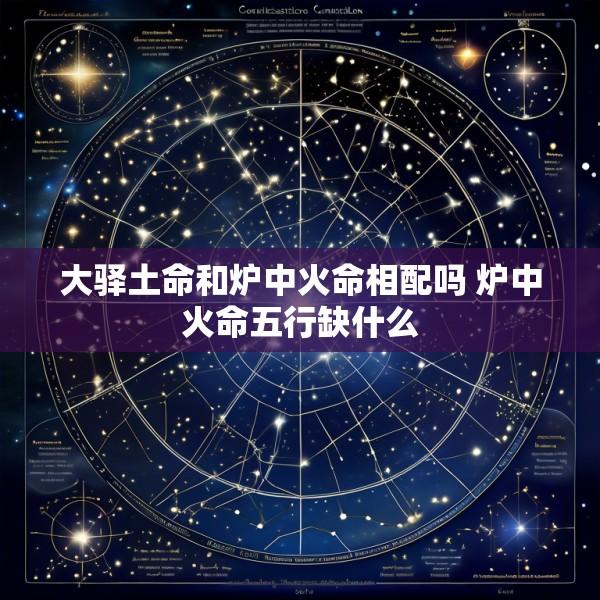 大驿土命和炉中火命相配吗 炉中火命五行缺什么