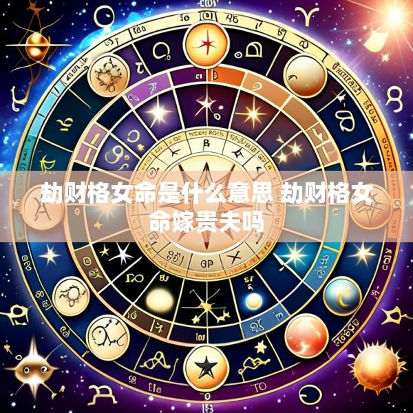 劫财格女命是什么意思 劫财格女命嫁贵夫吗