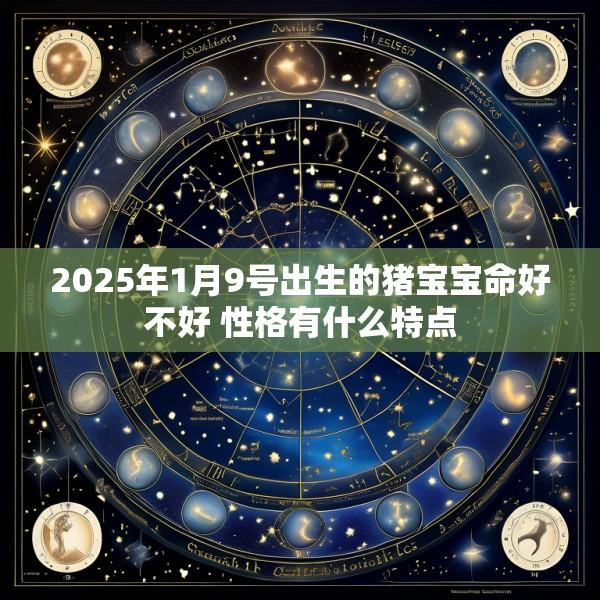 2025年1月9号出生的猪宝宝命好不好 性格有什么特点