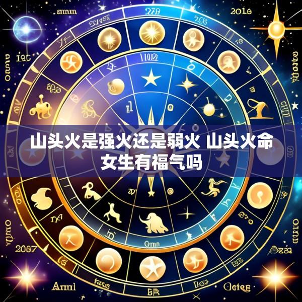 山头火是强火还是弱火 山头火命女生有福气吗