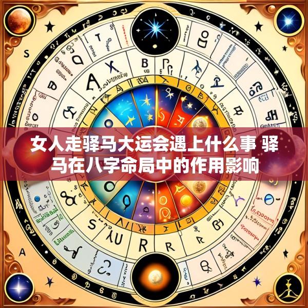 女人走驿马大运会遇上什么事 驿马在八字命局中的作用影响