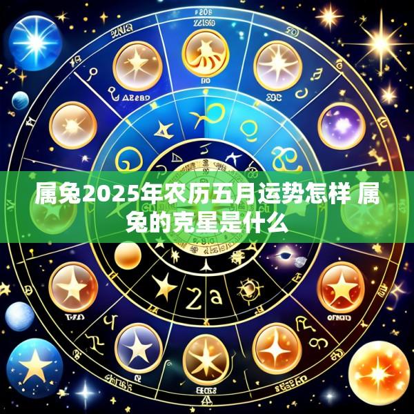 属兔2025年农历五月运势怎样 属兔的克星是什么