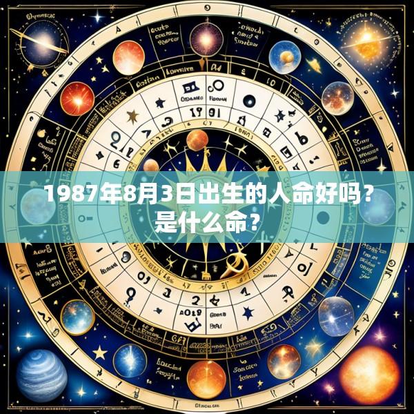 1987年8月3日出生的人命好吗？是什么命？