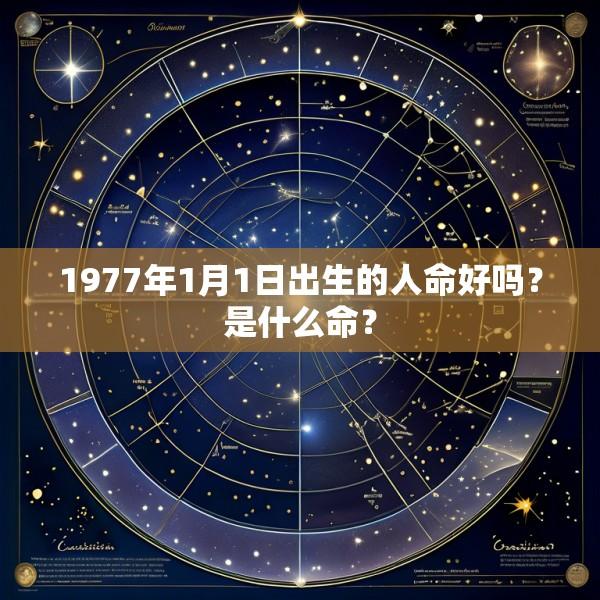 1977年1月1日出生的人命好吗？是什么命？