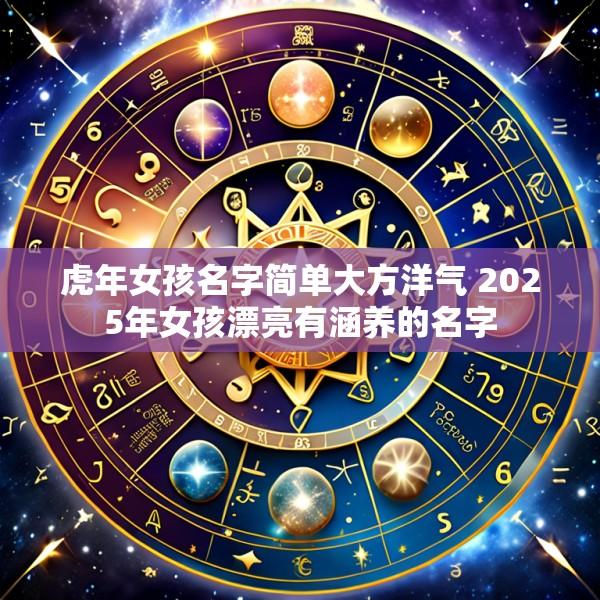 虎年女孩名字简单大方洋气 2025年女孩漂亮有涵养的名字