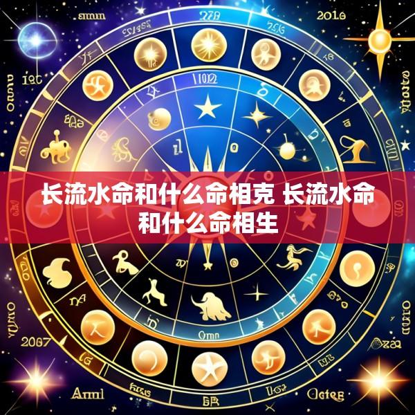 长流水命和什么命相克 长流水命和什么命相生