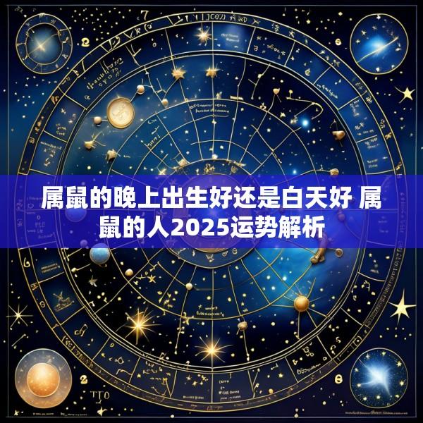 属鼠的晚上出生好还是白天好 属鼠的人2025运势解析