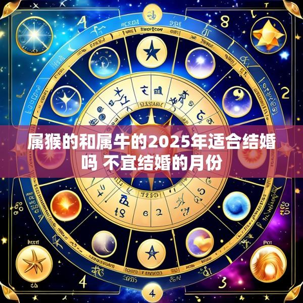 属猴的和属牛的2025年适合结婚吗 不宜结婚的月份