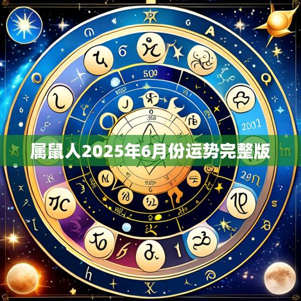 属鼠人2025年6月份运势完整版