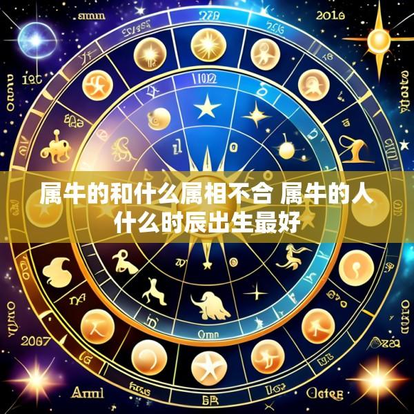 属牛的和什么属相不合 属牛的人什么时辰出生最好