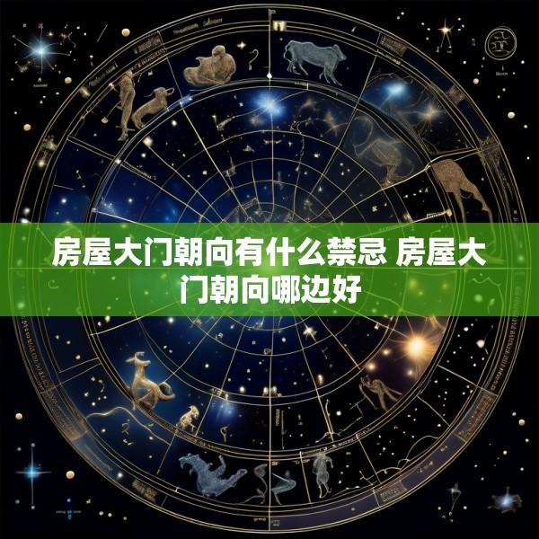 房屋大门朝向有什么禁忌 房屋大门朝向哪边好