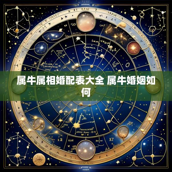 属牛属相婚配表大全 属牛婚姻如何