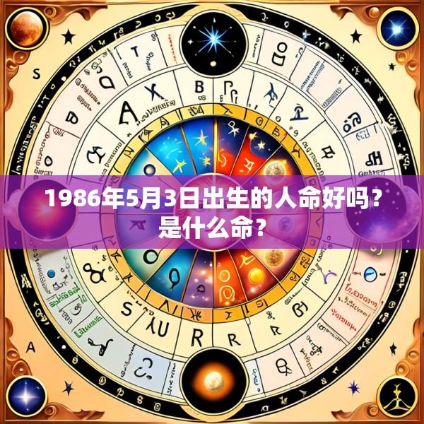 1986年5月3日出生的人命好吗？是什么命？