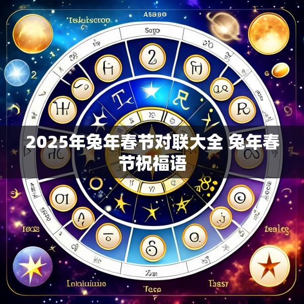 2025年兔年春节对联大全 兔年春节祝福语
