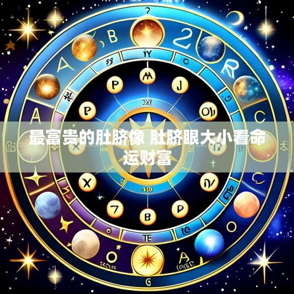 最富贵的肚脐像 肚脐眼大小看命运财富