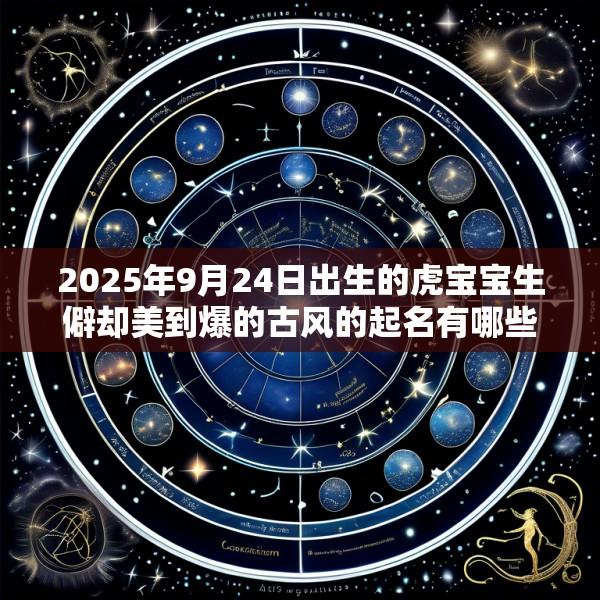 2025年9月24日出生的虎宝宝生僻却美到爆的古风的起名有哪些