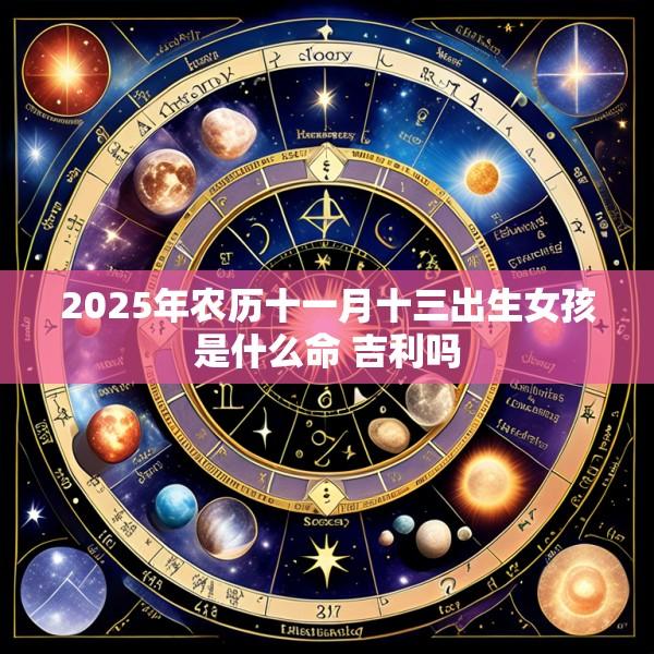 2025年农历十一月十三出生女孩是什么命 吉利吗