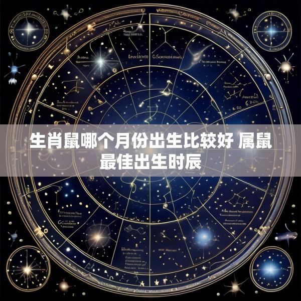 生肖鼠哪个月份出生比较好 属鼠最佳出生时辰