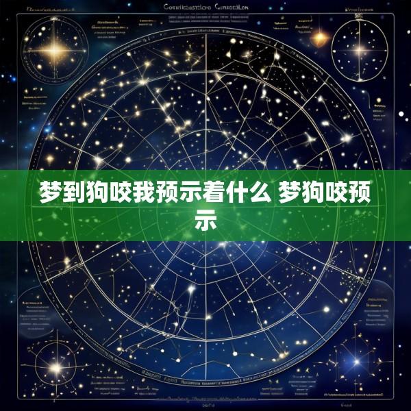 梦到狗咬我预示着什么 梦狗咬预示